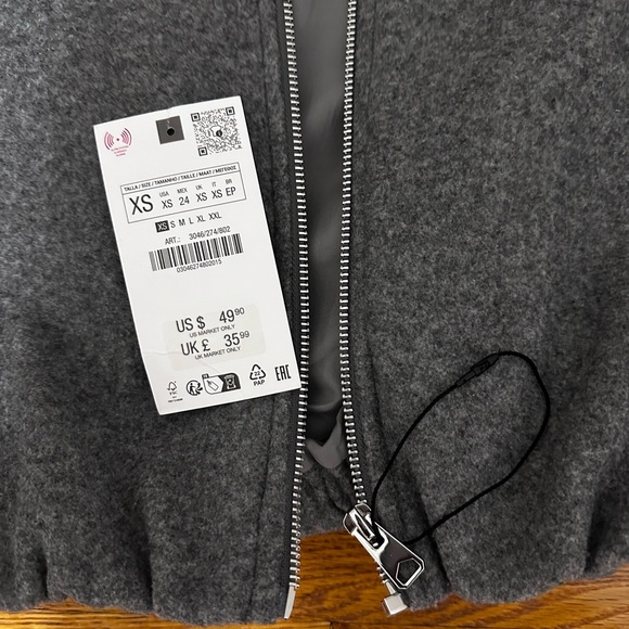 Zara Soft Bomber Jacket - Picture 7 of 7
